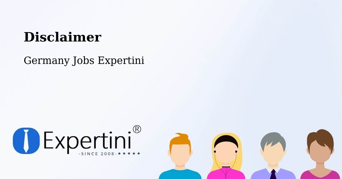 Disclaimer – Ponitz - Germany Jobs Expertini