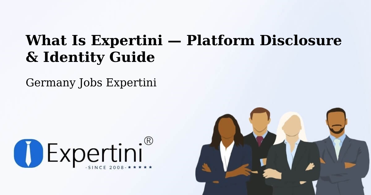 What Is Expertini — Platform Disclosure & Identity Guide – Ponitz